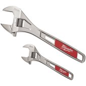 Milwaukee 2-Piece Adjustable Wrench Set - 48-22-7400