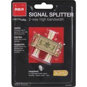 RCA Digital Plus 2-Way Coaxial Splitter - DH24SPF