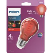 Philips A19 Medium Indoor/Outdoor LED Decorative Party Light Bulb - 538207
