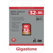 Gigastone Prime Series SDHC Card - GS-SDHC80U1-32GB-R